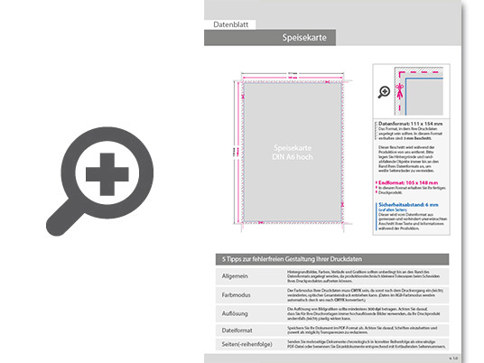 Product Bild speisekarte_mit_2-fach_drahtheftung__endformat_din_a6__24-seitig
