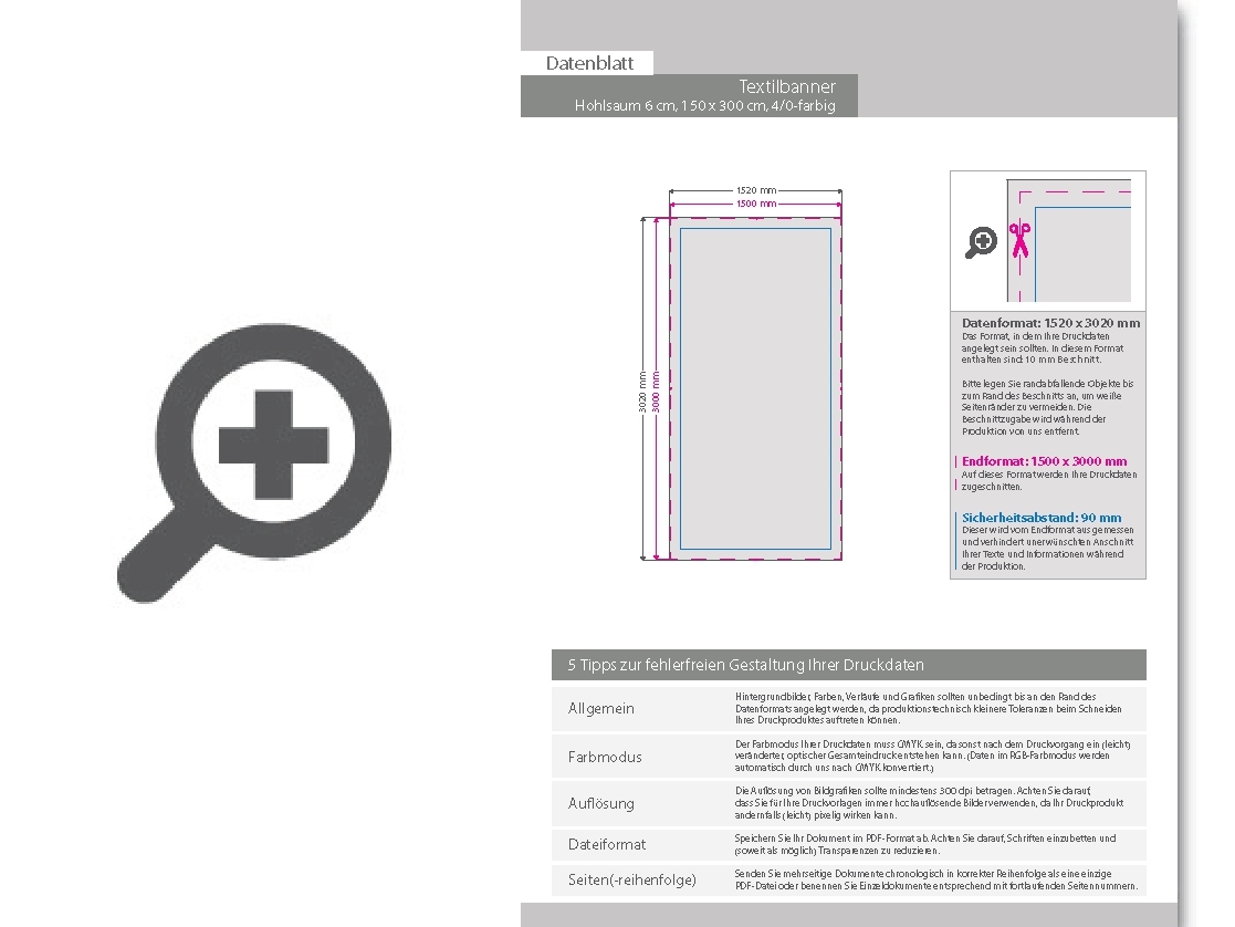 Product Bild hochwertige_stoff-banner_150_x_300_cm__4_0-farbig_bedruckt__hohlsaum_links_und_rechts_(durchmesser_hohlsaum_6_0_cm)