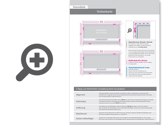 Product Bild visitenkarten_quer_5_5_farbig_90_x_50_mm_mit_beidseitig_partieller_uv-lackierung___beidseitig_bedruckt_(cmyk_4-farbig_+_1_gold-sonderfarbe)